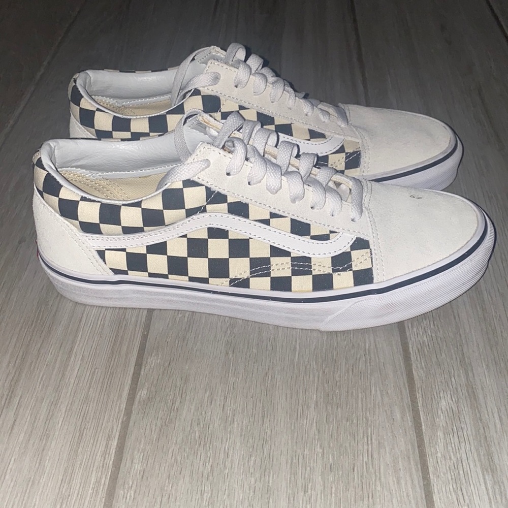 Checkered Vans (Size - 8.5)